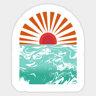 ocean vibes Sticker